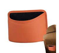 Car Trash Can - 8.07x3.94x6.3 Inches Car Trash Bin | Pu Leather Automotive Garbage Organizer | Automotive Dustbin Container for Truck Sedan Suv Rv Automobile Auto Bedroom Living Room