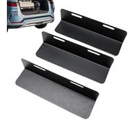 Car Trunk Cargo Blocks, 3 Pieces Automotive 7.48x1.97x1.97 Inches, Metal Boot Separator & Non Slip Freight Containment System, Stopper Block for SUV, Auto Vehicle, Sports Equipment, and Shopping Bags
