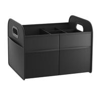 Car Trunk Organizer, Folding Sedan Storage, Waterproof Handled Box, 30l Capacity Holder, Sturdy Compact Design, Ideal For Snacks, Tableware And Diaper Or Grocery Storage, 14.96x12.6x10.83 Inches
