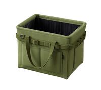 Car Trunk Organizer, SUV Storage Box, Foldable Cargo Container Multi-Compartment Design Sturdy Handles & Lid for Vehicle, RV, Truck, Outdoor Camping, Garage Tools, Road Trip, Travel, Picnic Use