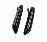 Car turn signals 2x Dynamique LUMIÈRE LED Marqueur Latéral Pour BMW 1 3 5 série E46 E60 E61 E81 E82 E87 E88 E90 E91 E92 E93 X1 E84 X3 E83 X5 E53 lumière dynamique(Dynamic Smoked)