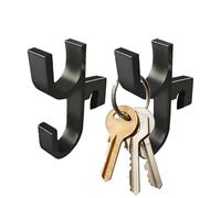 Car Umbrella Hook Porte-Parapluie Voiture 2 Pièces Car Handbag Hooks | Versatile Handbag Holder Support De Sac Pour Coffre De Voiture Hanger Clip For Trunk Seat Seat Visor Truck