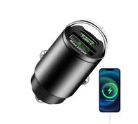Car USB Charger, 100w Fast Adapter, Pd Qc 3.0 Splitter, Double Port Charging Design, for Cars Phone Tablet GPS Dash Camera Travel Power Charging Socket Accessory 3.35x1.97x1.18 inches