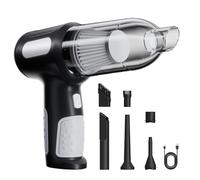Car Vacuum - ABS, Portable Handheld Vacuum, Cordless Design And USB Rechargeable | Cordless Auto Cleaner, Home Vehicle Vacuume For Sedan, SUV, RV, Sofa, Bed, Carpet, Living Room, Bedroom, Office