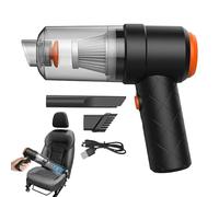 Car Vacuum | High Power Washable Non-Slip Cleaner, Portable Cordless Vehicle Vacuum | Multi- Cleaning Tool for Interior Upholstery Seats Home Office Pet Carpet Desk Furniture Computer, Compact
