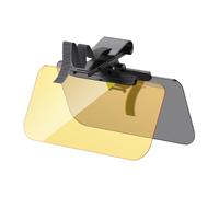 Car Visor, Sun Visor Windshield, Anti-Glare Sunshade with Goggles Shield and Mirror for Safe Day & Night Driving in Cars, Trucks, Indoor & Outdoor Uses, 13.58x6.5 inches