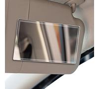 Car Visormirror - Universal Stainless Steel Sun Visormirror, Long Lasting Shatter-Proof Self-Adhesive Auto Vanitymirror | Interior Car Makeupmirror for Rearview Grooming Hands Free Travel Comfort