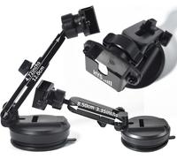 Car Walkie Talkie Holder Two-Way Radio Mount for Dashboard/Windscreen/Window,Compatible with Kenwood Motorola Talkabout with Clip (X-7-A)