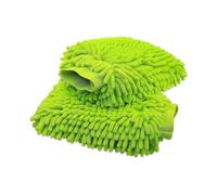 Car Wash Mitt 2 Pack - Large Size Microfiber Wash Mitt Car Cleaning Mitts Premium Chenille Car Washing Gloves Winter Waterproof Car Wash Rag Sponge Ki