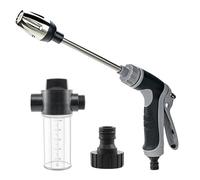 Car Wash Sprayer - 3 Modes Powerful Handheld Cleaning Tool with Foam Tank | Car Power Washer | Portable Pressure Washer - Driveways Patios Roads Gates Benches Furniture Bicycles Motorcycles Cars