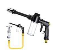 Car Wash Sprayer, High Pressure Pump with Adjustable Nozzle | Soap sprayer with dispenser bottle for automotive, truck, garden, solar panel cleaning and pet showering