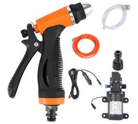 Car Washer Pump, Portable Pressure Washer, Auto-Stop Quiet Multi-Purpose Cleaning Machine for Sidewalk, Gardening, RV, Vehicle Maintenance Use, 9.06x5.12x6.3 inches, 1 Set, 1100g