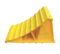 Car Wheel Chock - ABS 15cm, Tire Slip Stopper, Anti Slip Block | Portable Tire Support For Secure Car, Trailer, Truck Parking, Heavy Duty Design, Small Cars, Sedans, Buses, Safety Device