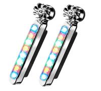 Car Wind Energy Light - Daul Powered Motion Activated Running Lamp, Adjustable Vehicle Acent Illumination for Motorcycle Scooter Truck Sedan Bicycle | Outdoor Road Travel Camping Safety Visibility