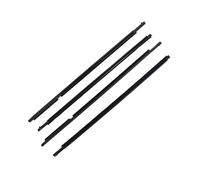 Car Window Seals Lot De 4 Bandes Décoratives En Caoutchouc Pour Vitres De Voiture Bandes D'étanchéité Étanches Pour Toyota Pour Highlander 2008-2010 Window Seal