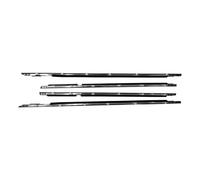 Car Window Seals Lot De 4 Joints De Porte Et De Fenêtre De Voiture Pour Toyota Pour Land Pour Cruiser LC80 FZJ80 LX450 1990-1998 Window Seal(Noir)