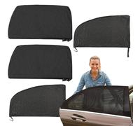 Car Window Shade Screen - Automotive Privacy Protection Netting | Car Side Window Mesh Sun Shade | Universal Fit for Vehicles, SUVs, Sedans, Blocks UV Rays, Reduces Glare, Breathable Mesh for