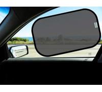 Car Window Shades - Certified 99.79% UVA & 99.95% UVB Sun Protection. Award Winning Car Sun Shade for Side Windows. 4 Pack Transparent Shades 22" x 14" - Window Shade for Car Baby by Kinder Fluff