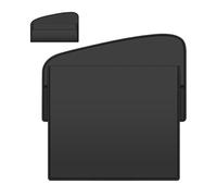 Car Window Shades - Reusable Heat Insulating, Sun Blocking Side Shield, Privacy Blackout Screen, High Performance Interior Protector, Top Performance Travel Accessory, Black Large for Camping