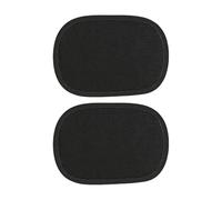 Car Window Sunshade Set | Electrostatic Mesh, Front & Rear, 9.8in X 6.7in & 17.3in X 13.8in | Static Cling Sun Blocking Panel | No Install Windshield Side Shade for UV Protection