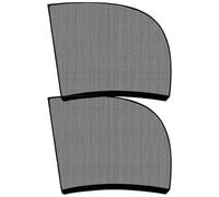 Car Window Sunshade - Solar Guard, Single Set Fabric Drape for Rear Cabins, Polyester Shield with Suction Cup, Motor Gear, Opaque Cover for Breastfeeding, Changing Clothes and Road Trips