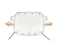 Car Windshield Cover for Ice and Snow,Magnetic Windshield Snow Cover 3-Layer Protection,Truck Windshield Snow with Side Mirror Covers,Front Window Frost Hail Protector (Large size with straps)