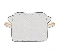 Car Windshield Cover for Ice and Snow,Magnetic Windshield Snow Cover 3-Layer Protection,Truck Windshield Snow with Side Mirror Covers,Front Window Frost Hail Protector (Large size without straps)