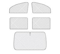 Car Windshield Sun Shade - 300g Auto Sun Visor Heat Protection | Premium Frost | Reversible Car Windscreen Cover | 5 Pieces Window Sunshade Privacy | for Travel Road Trip Parking Commuting Outdoor