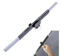 Car Windshield Sun Shade Foldable - Front Window Sunshade Cover Curtains, Retractable Auto Interior Umbrella Visor, 65cm Adjustable Length + dul Sided Vacuum Suction Cups, Aluminum Film Alloy - for S