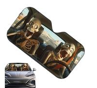 Car Windshield Sun Shade - PE, Windscreen Sunshade,Non-Detachable | Car Sun Screen Visor Windshield Shade, Foldable Shield with Suction Cup Window Covers UV Protection Vehicle Accessories for Sedans