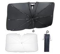 Car Windshield Sunshade 360° Rotation Foldable Front Sun Screen Protector | for nissan SUNNY Bee-2010, Umbrella Style, Anti-UV