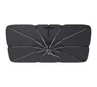 Car Windshield Sunshade Umbrella, Foldable UV Block Shades, Lightweight Front Window Parasol, 31x55 inches UV Blocking Protection, Compact Design, Suitable for Automotive Truck RV Sedan Vehicles