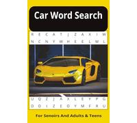 Car Word Search Puzzle Book: Word Searches with Easy to Read Print about Cars, Car Parts, Car Make and Models|and More |6x9 inches,110 pages | 50+ ... Gifts for Vacations, Holidays and Free Times
