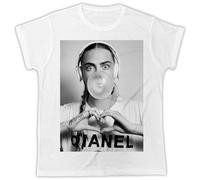 Cara Delevingne Colour Naked Poster Phone Short Sleeve Mens T Shirt 1 White S