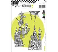 Carabelle Studio SA60137 A6 Tampon Motif Lutinia City from Afar par Azoline Caoutchouc Blanc/Transparent 10 x 14 x 0,5 cm