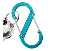 Carabinateur de Verrouillage, Clip de carabinateur - Porte-clés bloqueurs de carabinateur,Organisation clé en d'aluminium pour Le Camping, la randonnée, l'extérieur