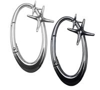 Carabiner, 2PCS Star Carabiners Metal Y2K Carabiner Cool Shiny Y2K Keychain pour clés, clés de Voiture, Sacs, Sac à Main, Sac à Main