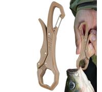 Carabiner à la grippe à poisson - porte-clés de la grippe de pêche avec clip | Accessoires de pêche en plein air pour le camping, la randonnée et l'alpinisme | Gripper à lèvres de poisson solide avec