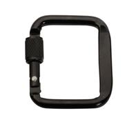 Carabiner Clips - Aluminium Alloy, Square Spring Lock, Secure Fastener | Square Spring Gate Connector Portable Aluminium Alloy Clip for Hiking Fishing Backpacking Speaker Case Bag Attachment