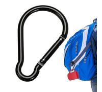Carabiner Hooks - Aluminum Alloy Belt Carabiner | for Water Bottle Gourd Shape Non-Locking Design | Hard Aluminum Alloy, 10cm, 25g, 55 Lbs Load, Large Hiking Camping Carabiners 3.9in, for Backpacks
