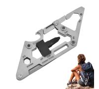 Carabiner Multi Tool,Utility Clips Stainless Steel Tool Gadget,Portable Carabiner - for Survival Camping Hiking Outdoor Climbing Fishing Daily Commuting