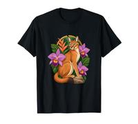 Caracal Guards Une grappe d'orchidées Tropicales T-Shirt