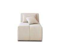 Caracas - module d'assise sans accoudoirs - en tissu - Beige