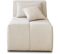 Caracas - module d'assise sans accoudoirs - en tissu - Beige