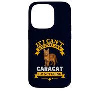 Caracat Cat est drôle si Je ne Peux Pas amener Mon Chat, Je n'y Vais Pas Coque pour iPhone 14 Pro