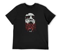 Carach Angren Band Face Black Metal T-Shirt Graphic Unisex Tee Shirt Black XL