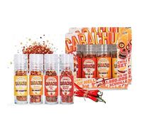CARACHO Lot de 2 moulins à piment, Superhot Vol. 2, épices, épices, variétés extra tranchantes de 1 à 1,5 million de Scoville (4 moulins dans une boîte)