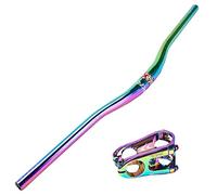 CARACHOME VTT vélo Guidon coloré 31.8mm×780mm AM XC DH Descente vélo de Course montée Arc-en-Ciel Guidon,B