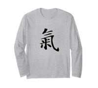 Caractère de Calligraphie Chinoise Qi Energy (Chi ou Ki) Manche Longue