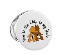 Caractère de dessin animé Chip And Dale Mirror You're The Chip To My Dale Cadeau pour ami (Chip And Dale US)